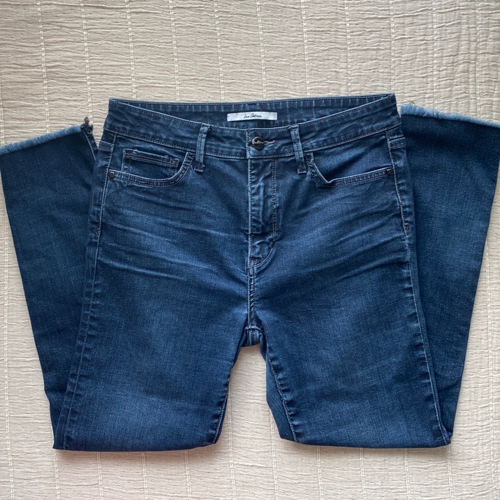 Sam Edelman The Stiletto High Rise Crop Dark Wash Jeans